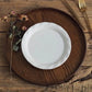 Plateau de Service Rond de Bois Style Vintage