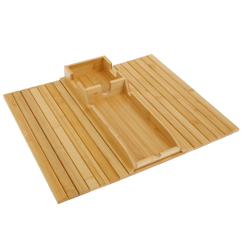 Plateau Porte-Gobelet de Canapé en Bambou