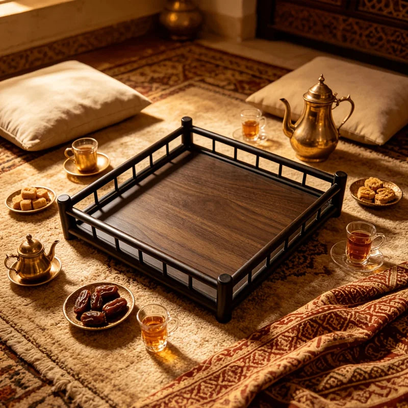 Plateau Zen en Bambou à Compartiments