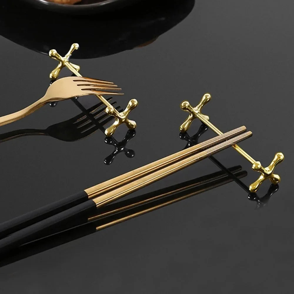 Porte-Baguettes en Acier Inoxydable Style Japonais