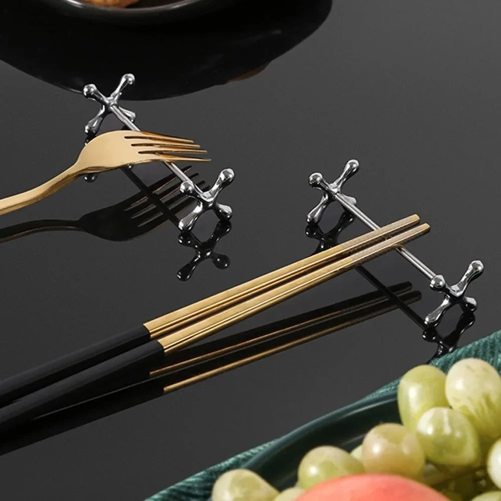 Porte-Baguettes en Acier Inoxydable Style Japonais