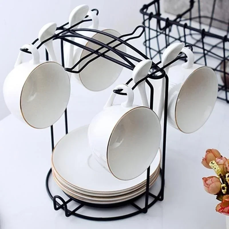 Porte-Gobelet Suspendu en Acier Inoxydable pour Cuisine