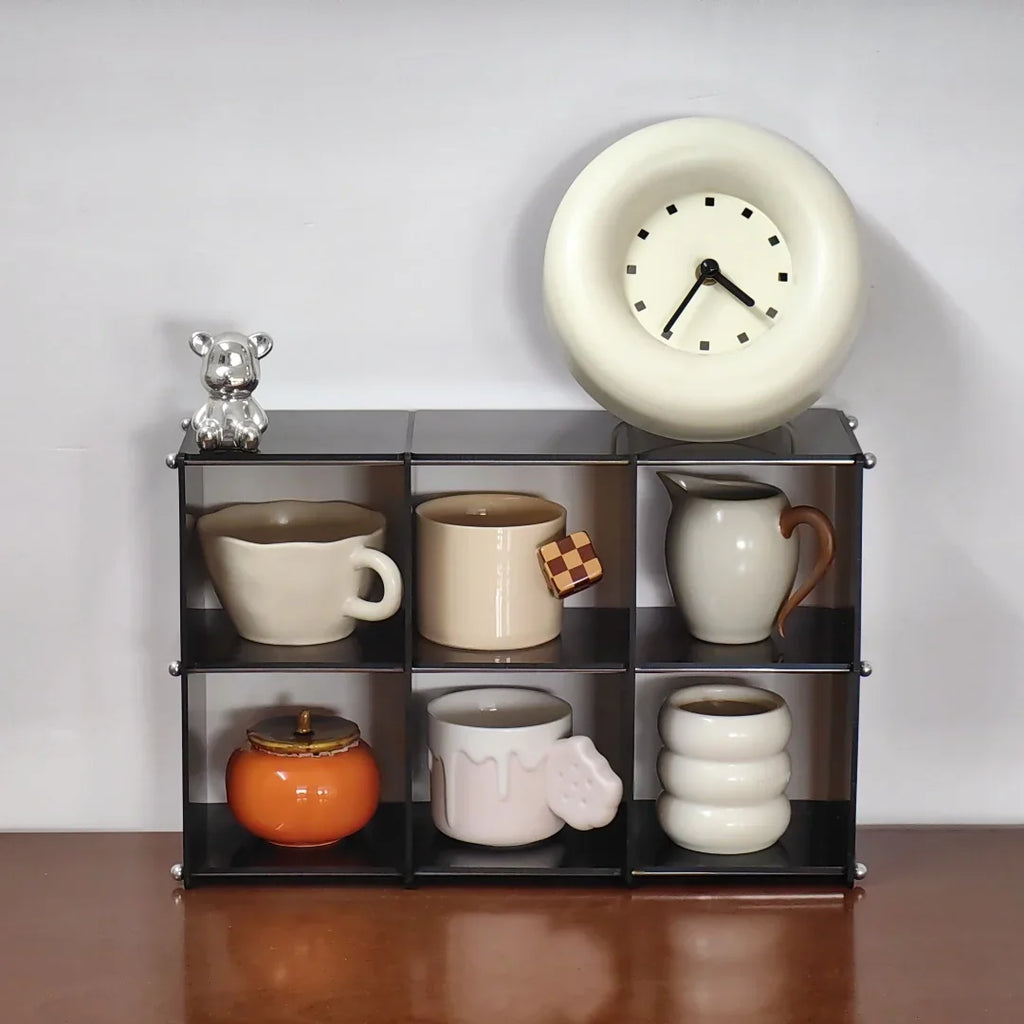 Présentoir en Acrylique Pour Tasses et Service à Thé