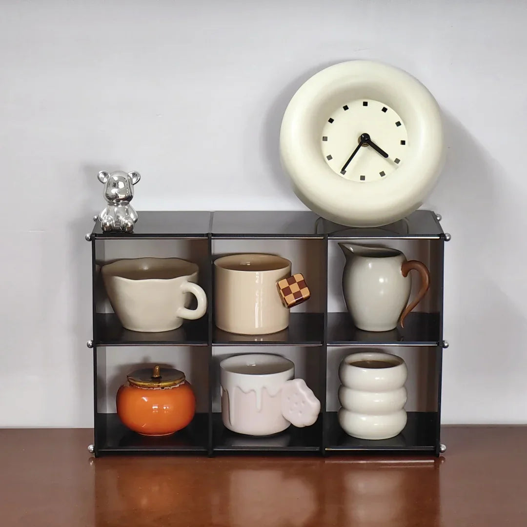 Présentoir en Acrylique Pour Tasses et Service à Thé