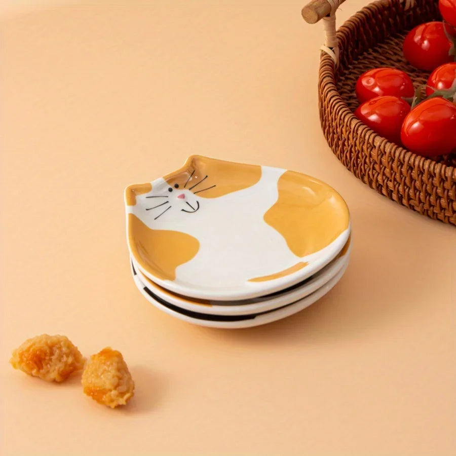 Repose-Cuillère Chat En Céramique Pour Cuisine