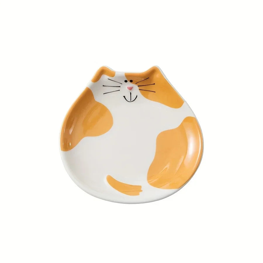 Repose-Cuillère Chat En Céramique Pour Cuisine