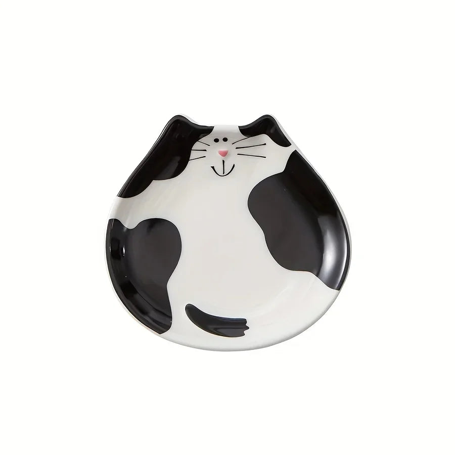 Repose-Cuillère Chat En Céramique Pour Cuisine