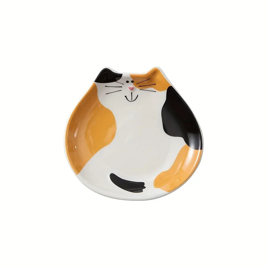 Repose-Cuillère Chat En Céramique Pour Cuisine