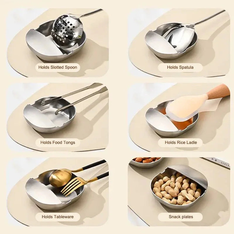 Repose-Cuillère En Acier Inoxydable Pour Cuisine