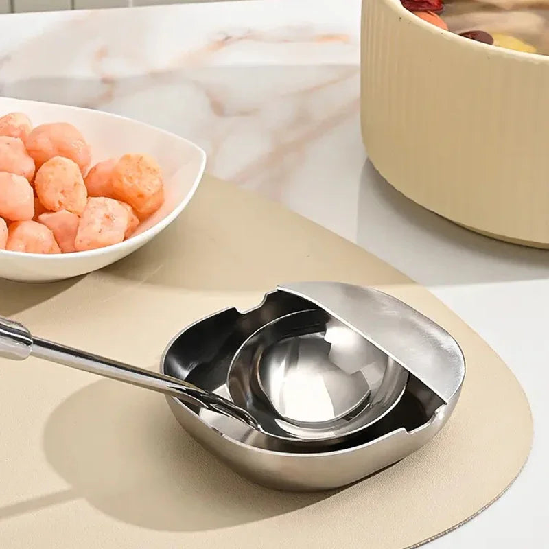 Repose-Cuillère En Acier Inoxydable Pour Cuisine
