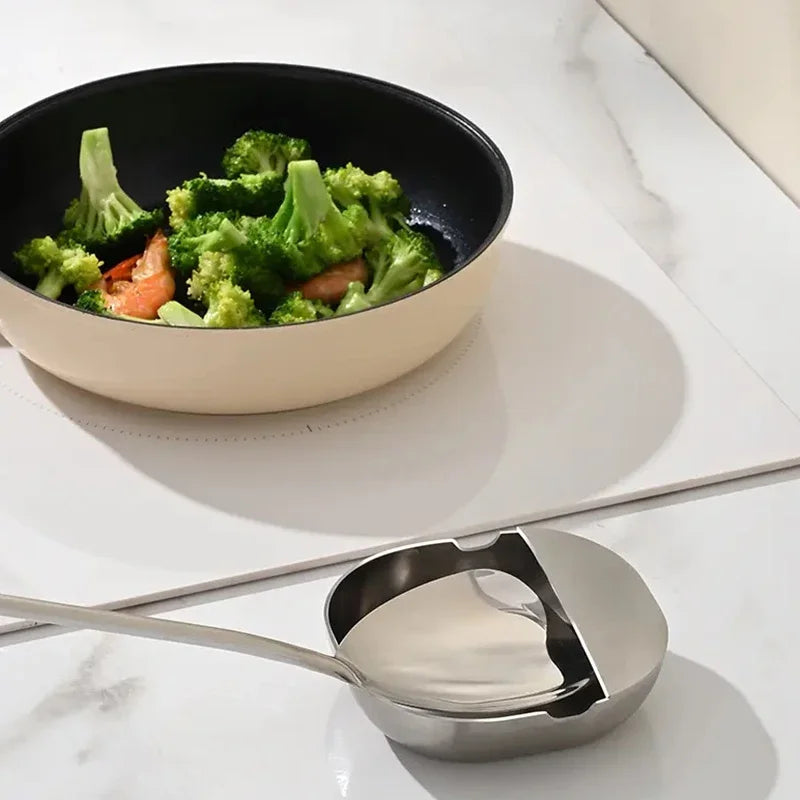 Repose-Cuillère En Acier Inoxydable Pour Cuisine