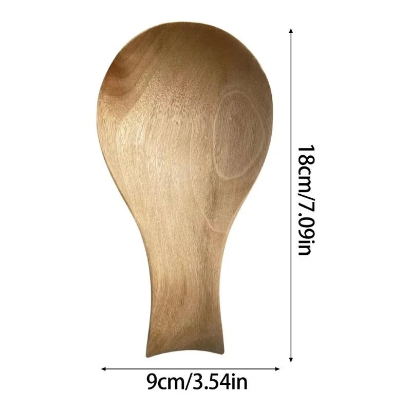 Repose-Cuillère En Bois Style Japonais