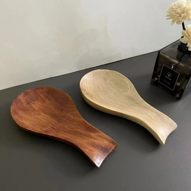 Repose-Cuillère En Bois Style Japonais
