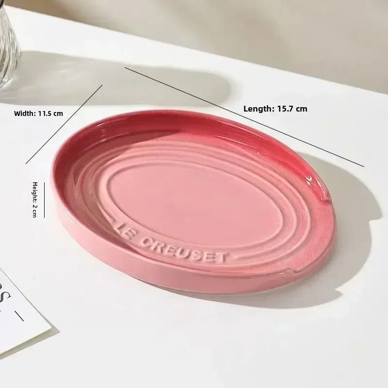 Repose-Cuillère en Céramique Multicolore pour Cuisine