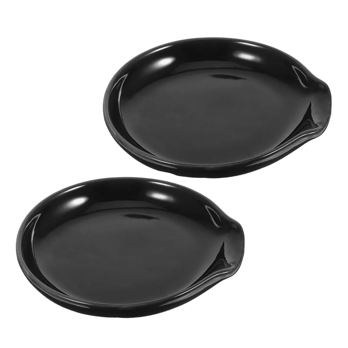 Repose-Cuillères En Céramique Noir Pour Cuisine
