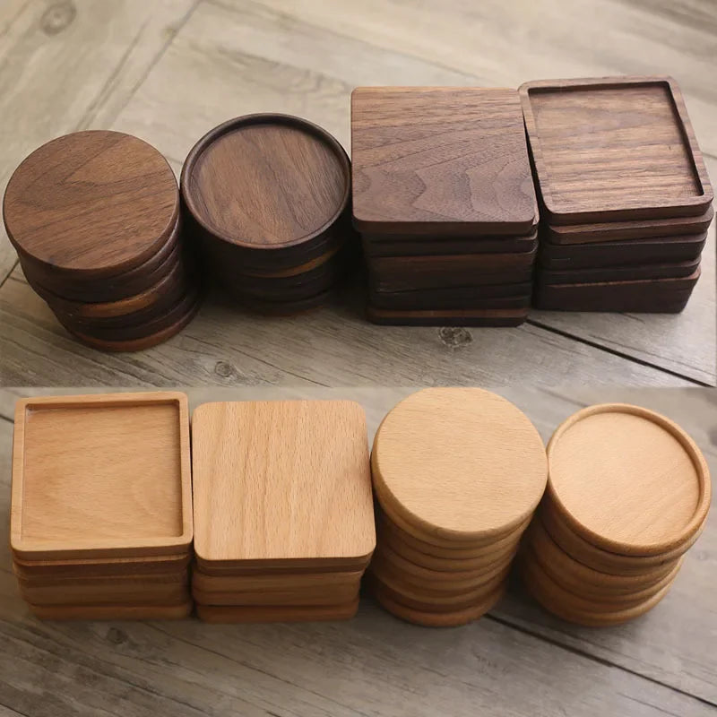 Sous-Verre En Bois Massif Pour Tasse