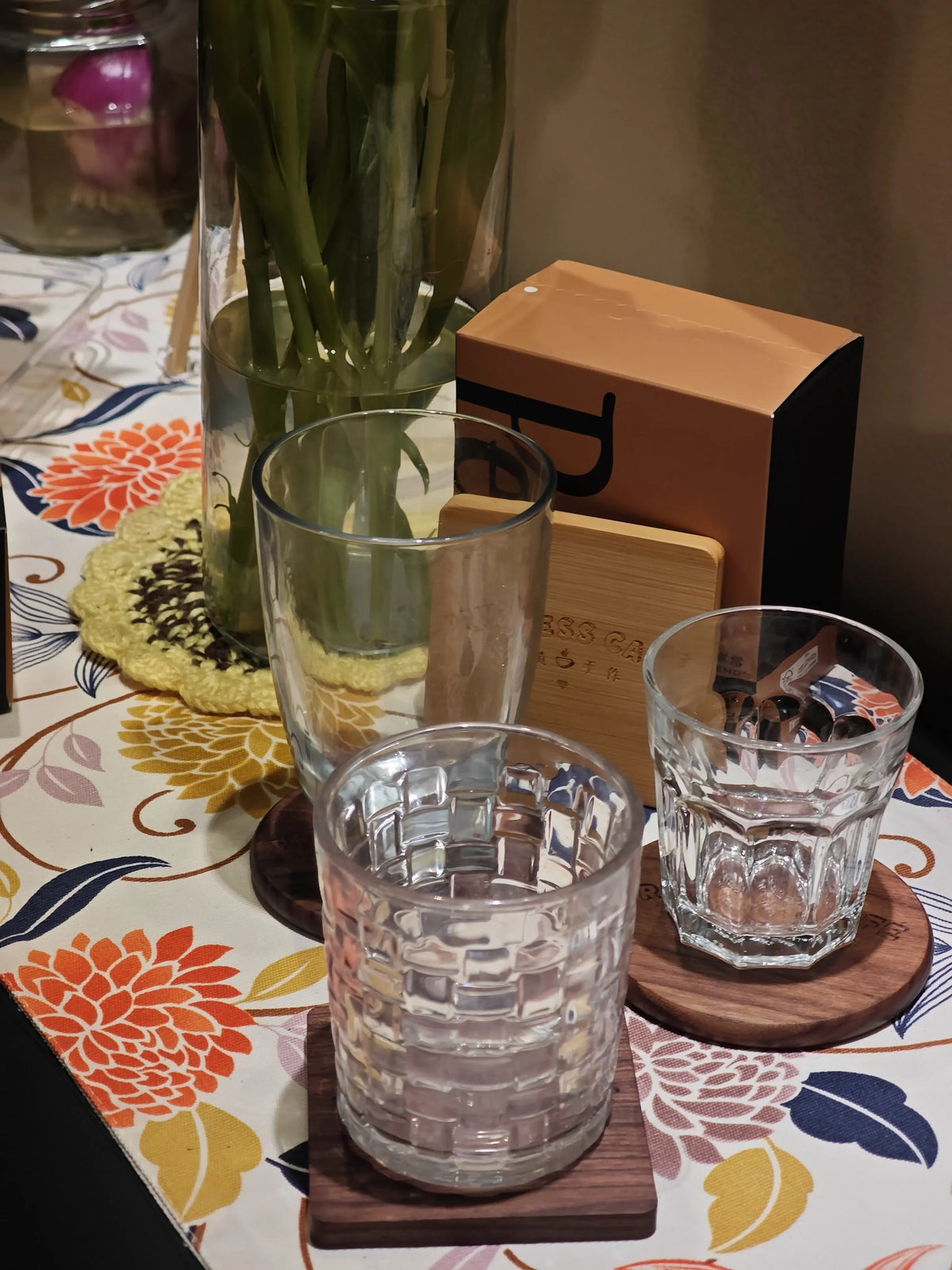 Sous-Verre En Bois Massif Pour Tasse