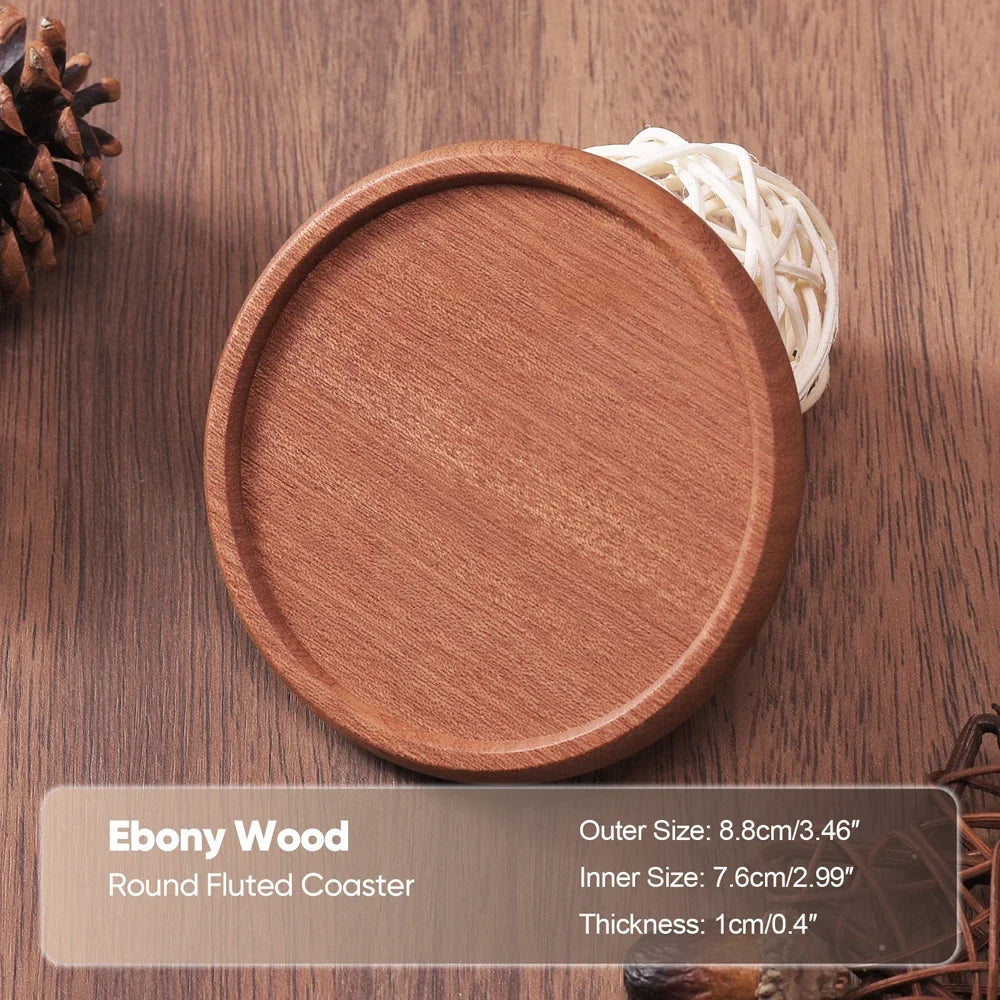 Sous-Verre En Bois Massif Pour Tasse