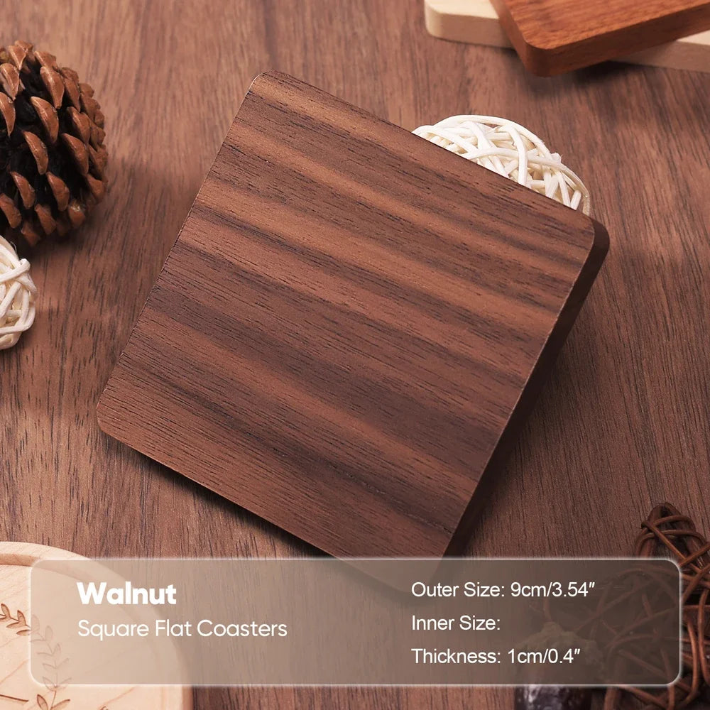 Sous-Verre En Bois Massif Pour Tasse