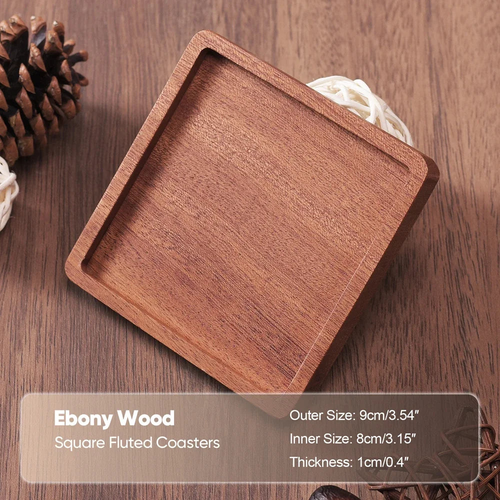 Sous-Verre En Bois Massif Pour Tasse