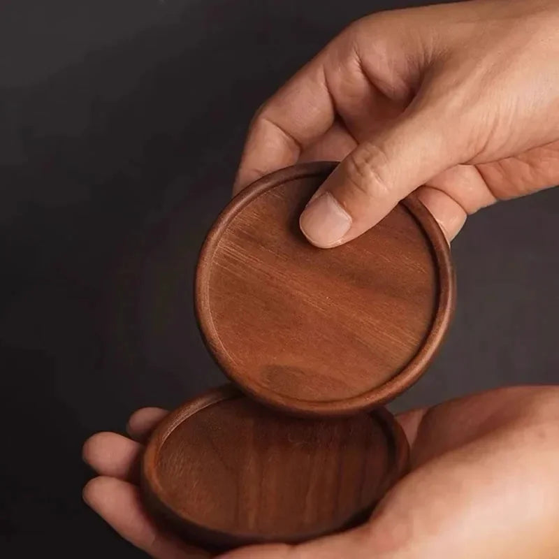 Sous-Verre En Bois Massif Pour Tasse