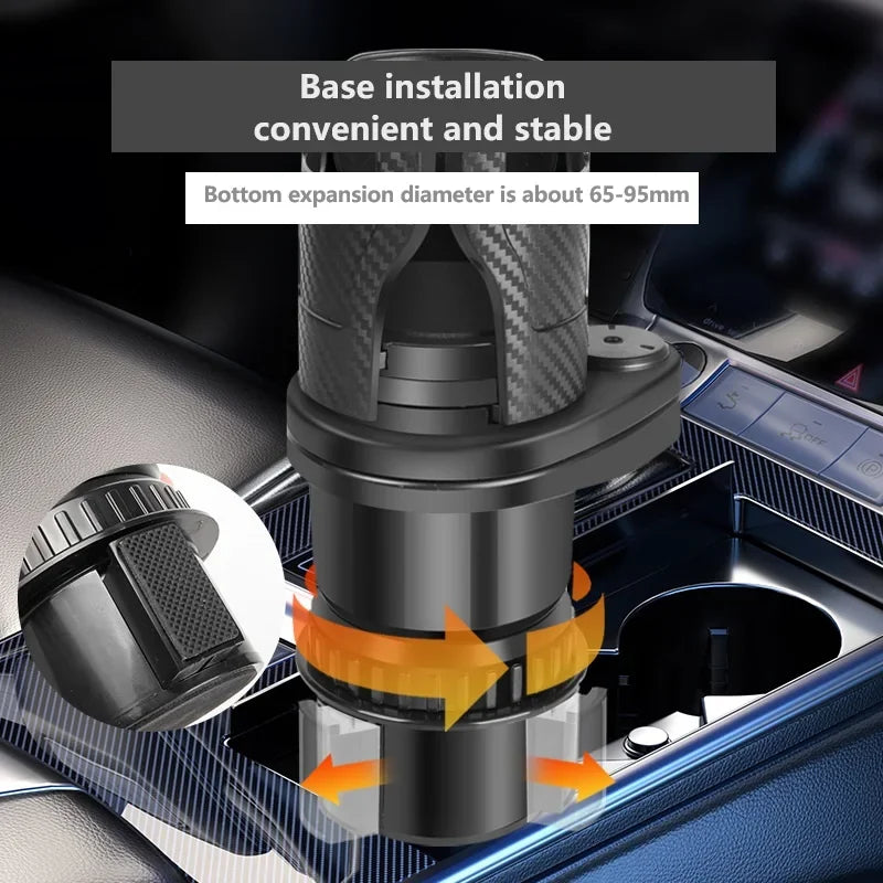 Support De Boissons Rotatif Pour Console Centrale