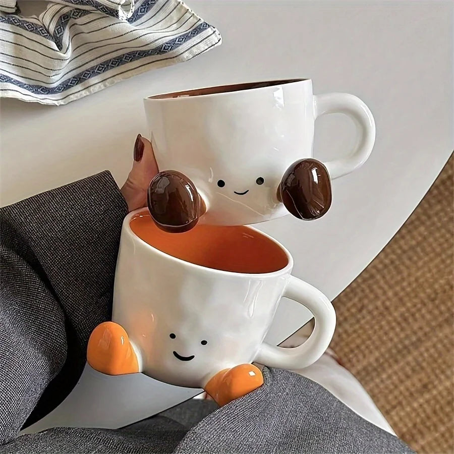Tasse À Café En Céramique À Pieds Mignons