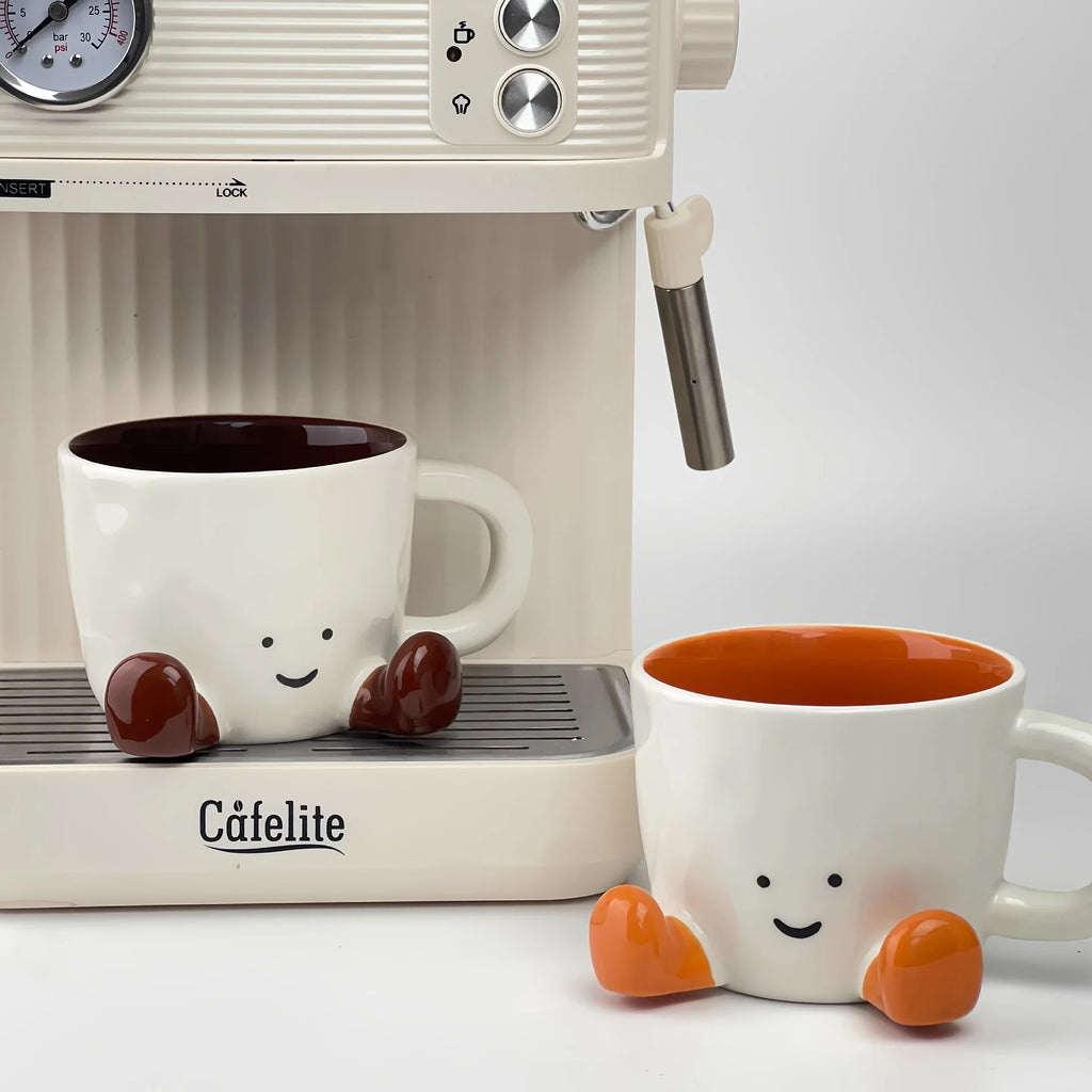 Tasse À Café En Céramique À Pieds Mignons — photo 2
