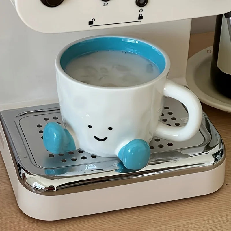 Tasse À Café En Céramique À Pieds Mignons — photo 6