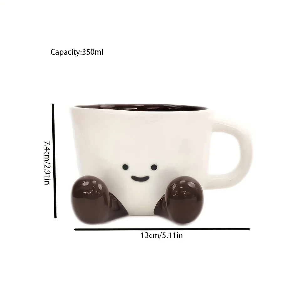 Tasse À Café En Céramique À Pieds Mignons — photo 7