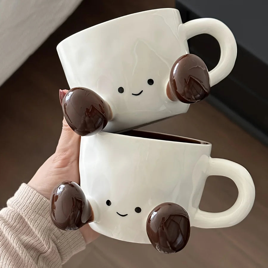 Tasse À Café En Céramique À Pieds Mignons — photo 8