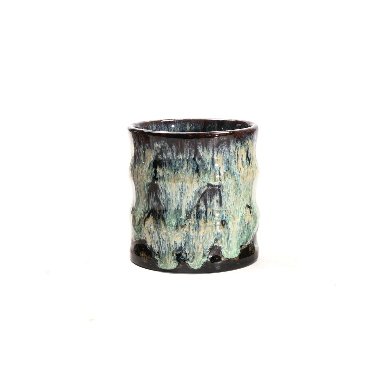 Tasse À Café En Céramique Émaillée Style Bambou 115 Ml
