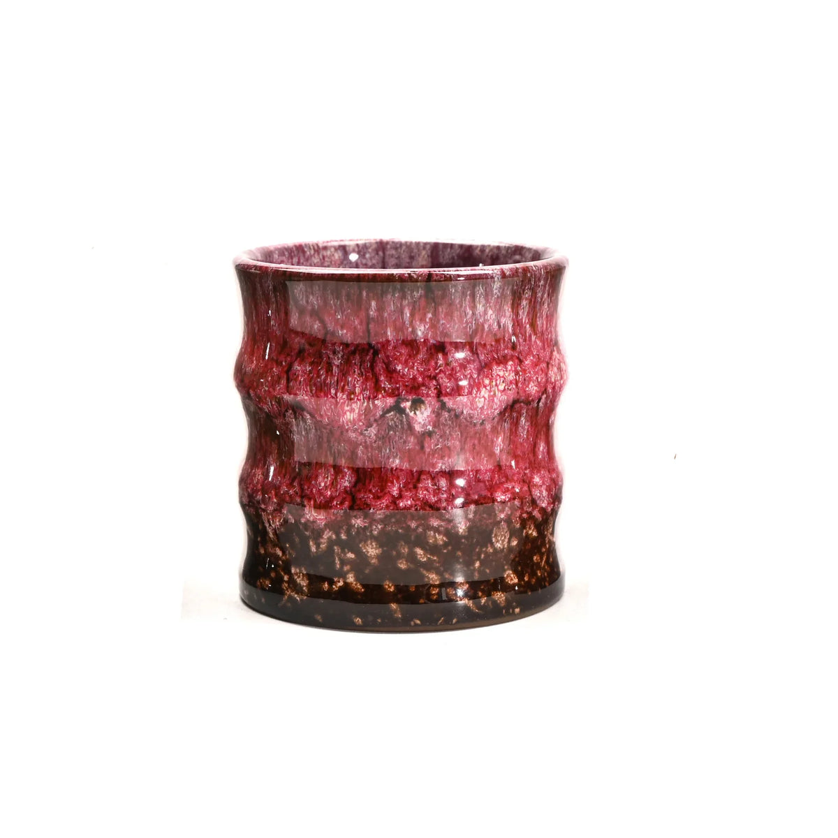 Tasse À Café En Céramique Émaillée Style Bambou 115 Ml
