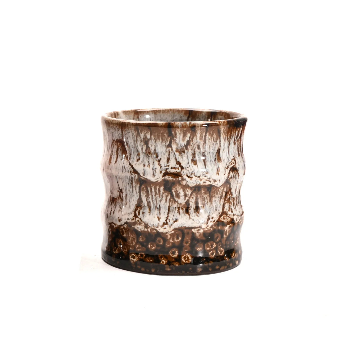Tasse À Café En Céramique Émaillée Style Bambou 115 Ml