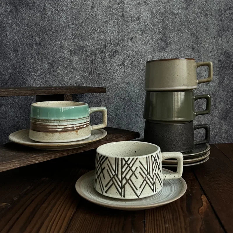 Tasse À Café En Céramique Style Japonais 250 Ml