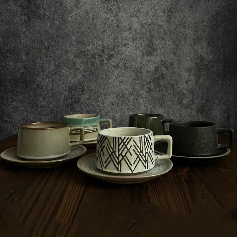 Tasse À Café En Céramique Style Japonais 250 Ml Image