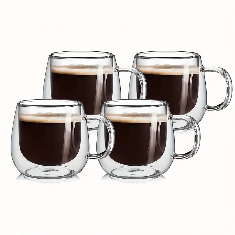 Tasse À Café En Verre À Double Paroi — 4 Paquets, photo 2