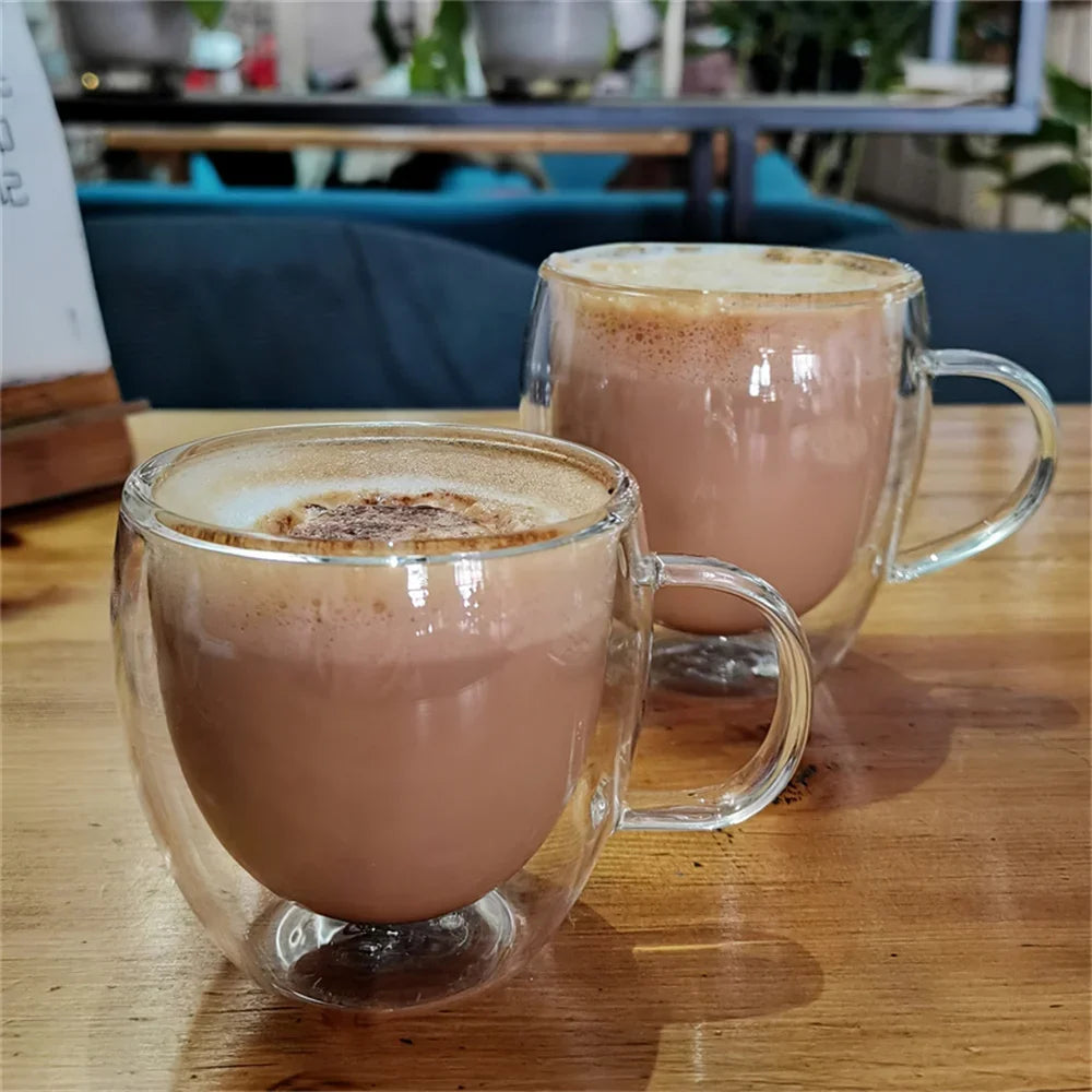 Tasse À Café En Verre Borosilicate À Double Paroi 250 Ml