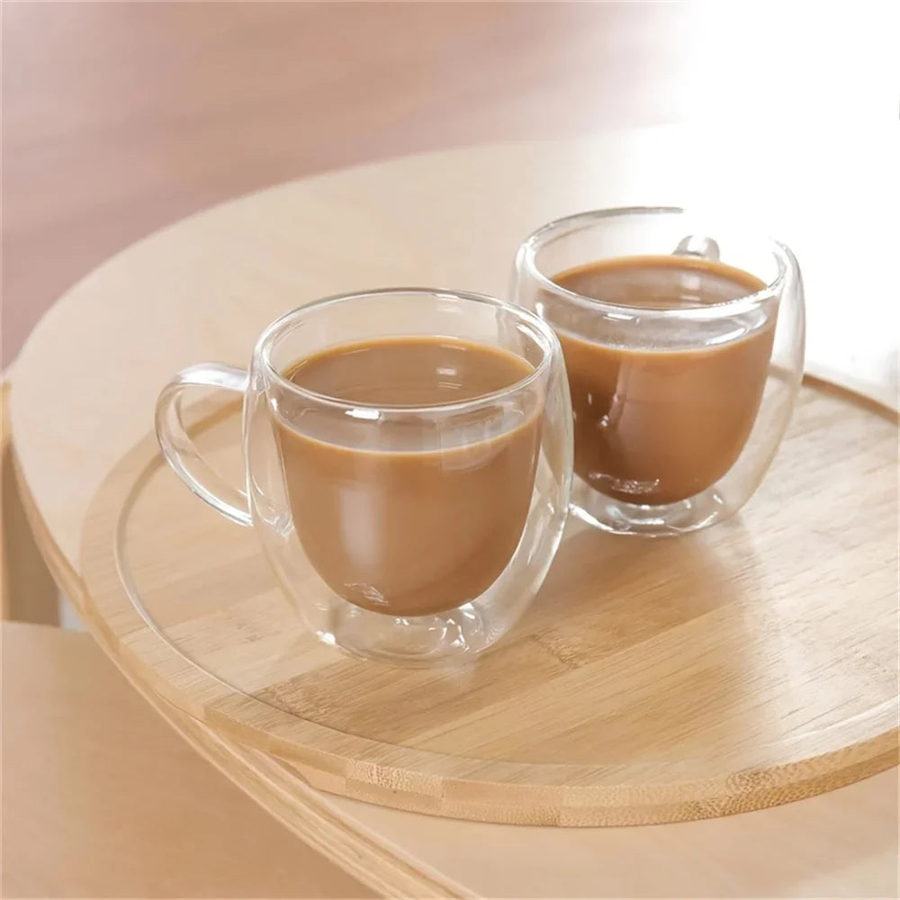 Tasse À Café En Verre Borosilicate À Double Paroi 250 Ml Image