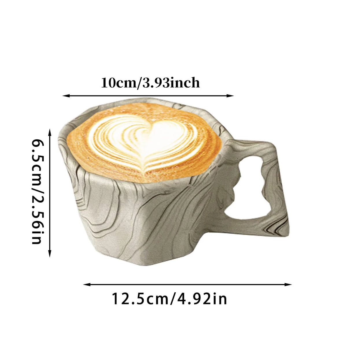 Tasse à Café Octogonale en Céramique — photo 7