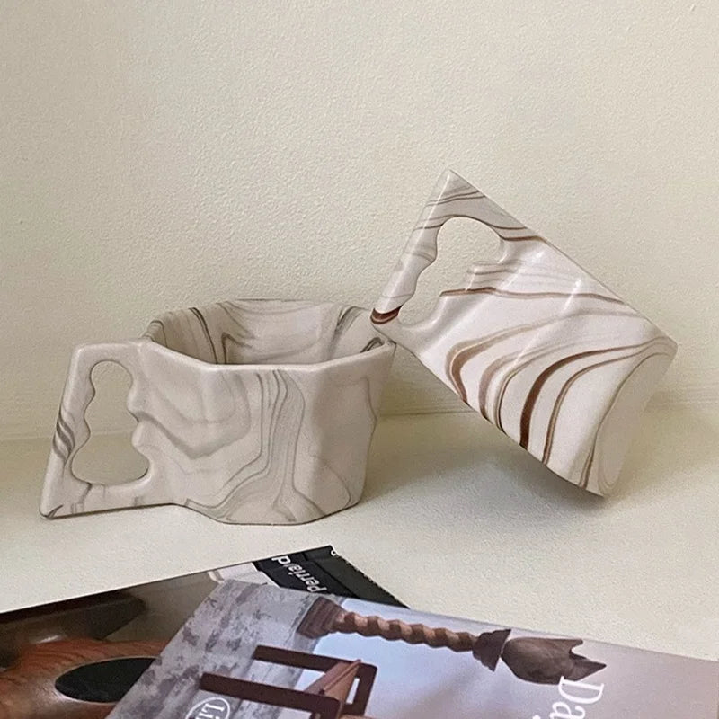 Tasse à Café Octogonale en Céramique — photo 10