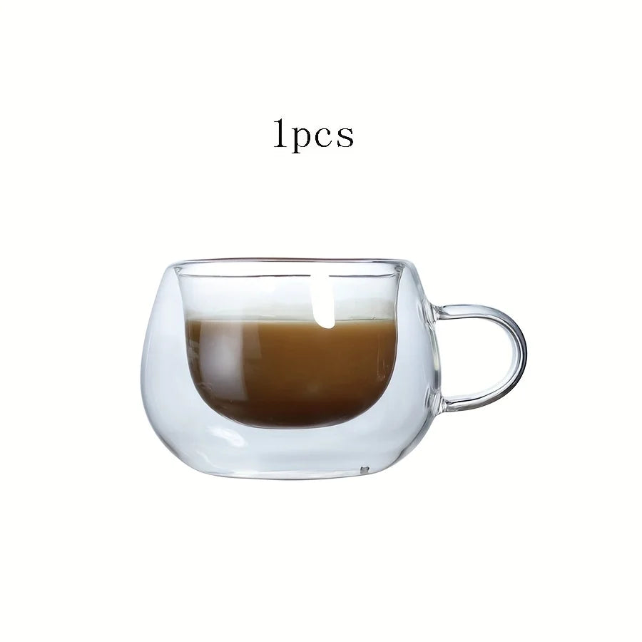 Tasse À Café Transparente À Double Paroi En Verre — photo 10