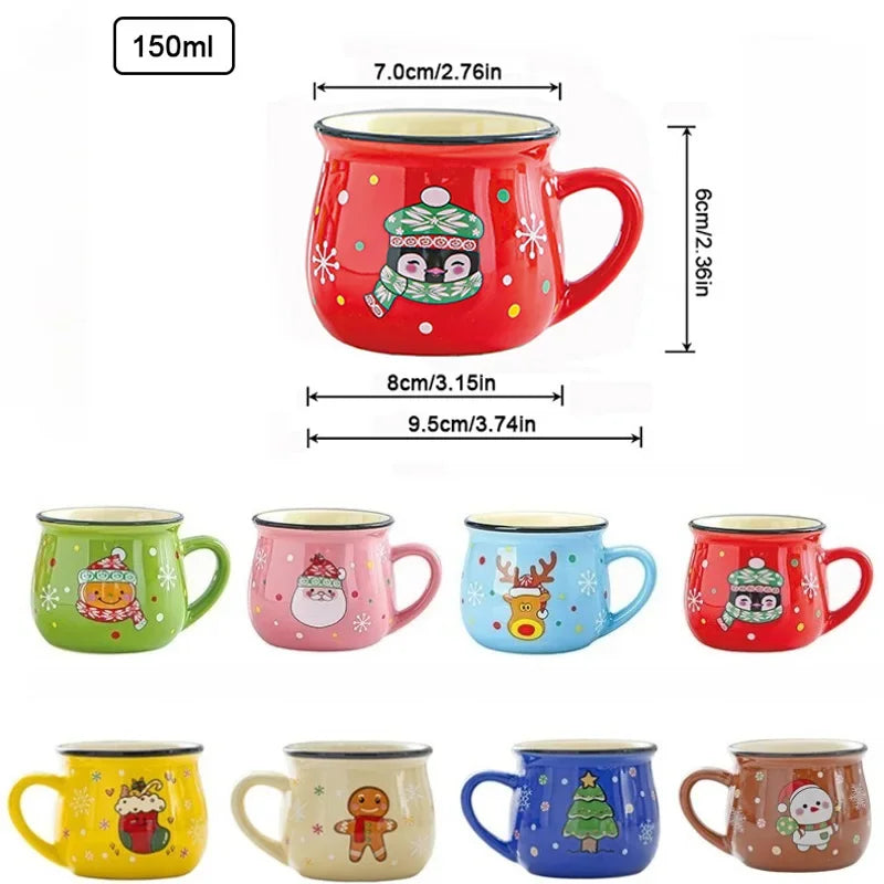 Tasse De Noël En Céramique 150 ml