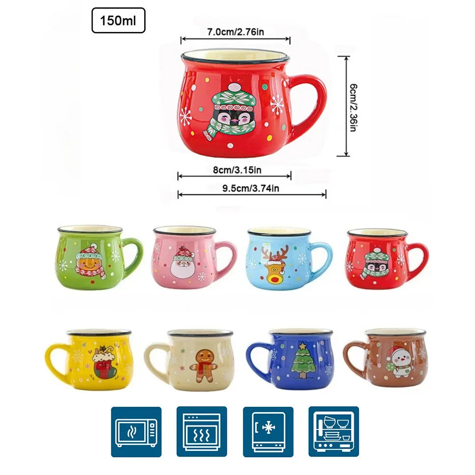 Tasse De Noël En Céramique 150 ml