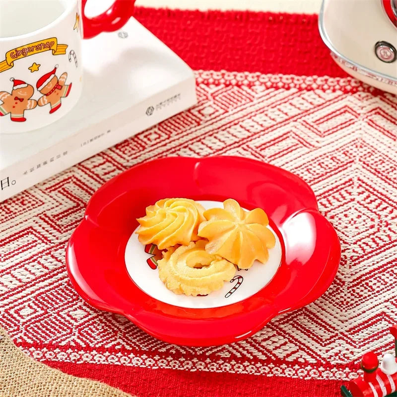 Tasse De Noël En Céramique Peinte À La Main