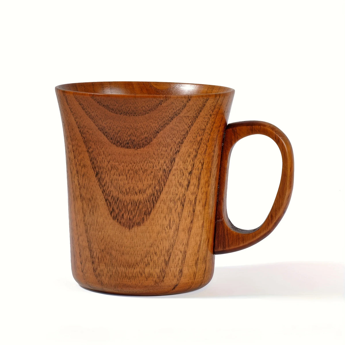 Tasse En Bois Rustique Avec Poignée — illustration 2 Image