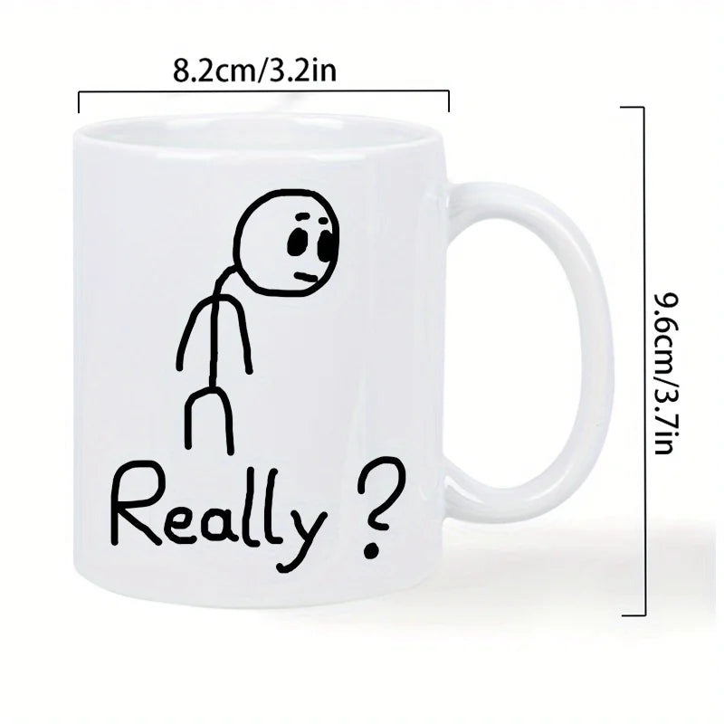 Tasse en Céramique Blanche À Thème Dessin Animé — photo 4