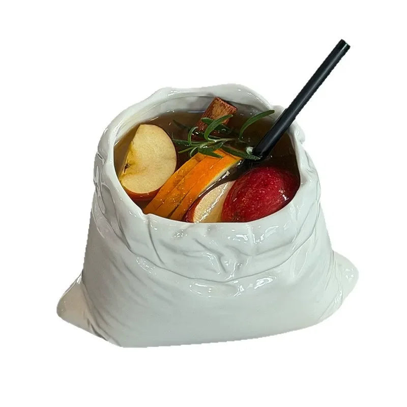 Tasse En Céramique En Forme De Sac
