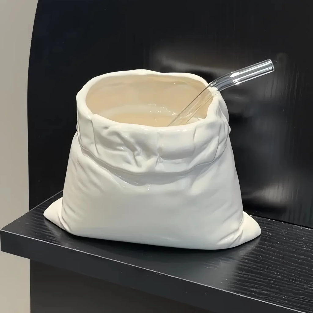 Tasse En Céramique En Forme De Sac