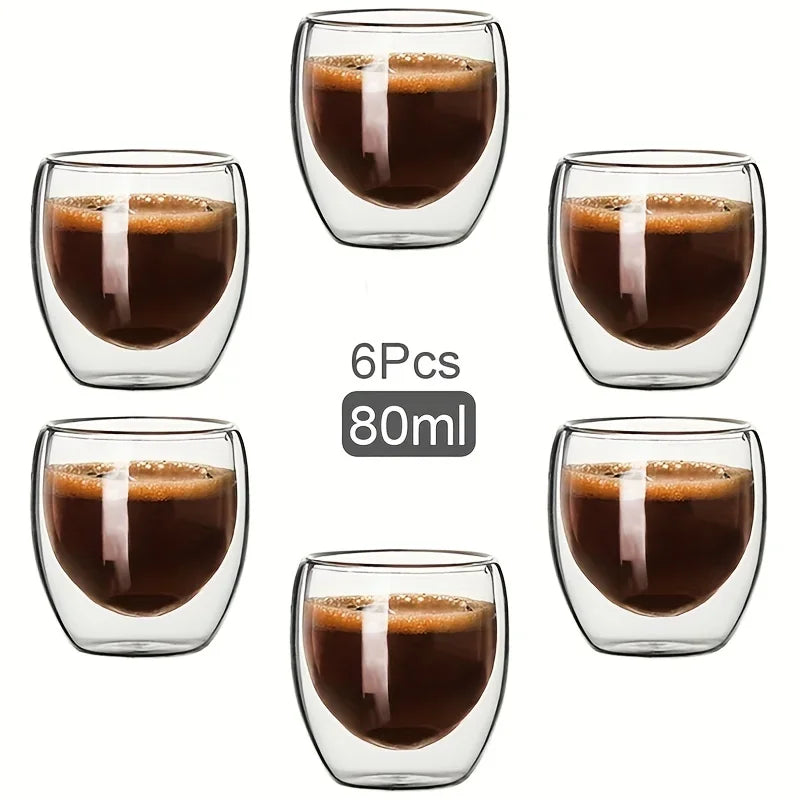 Tasse En Verre À Double Paroi Pour Café Et Thé